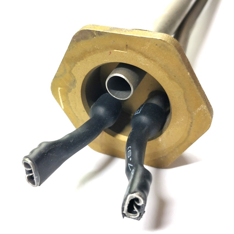 ТЭН радиаторный 1000W, нерж, Ø33, клеммы под стержневой термостат, G1